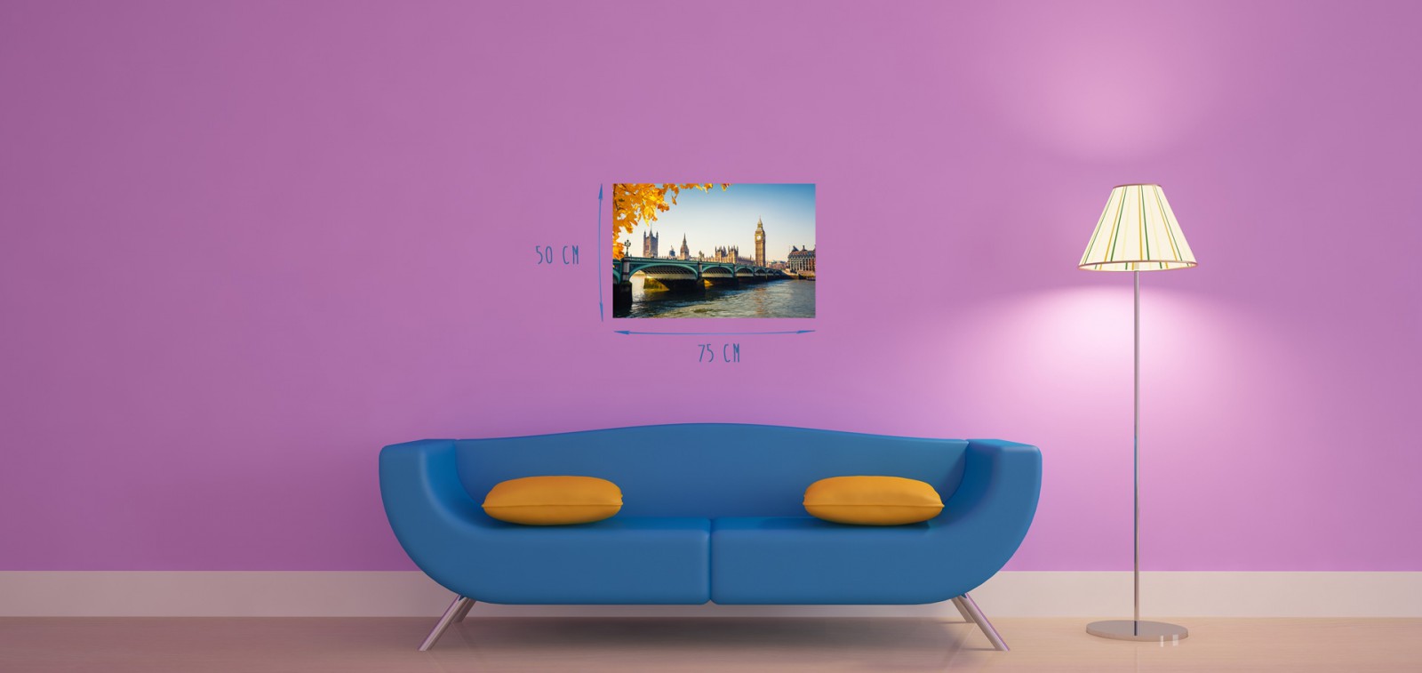  75 x 50 cm