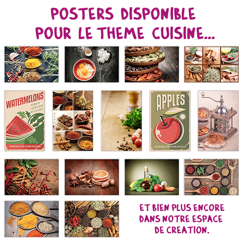 Poster simple classic Cuisine