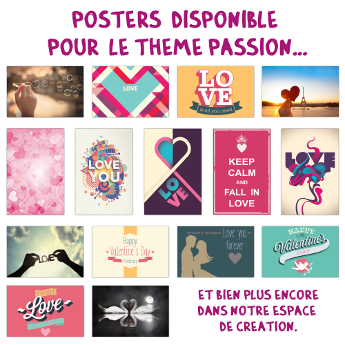 Poster multi-photos XL Passion