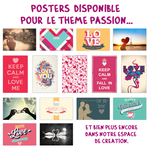 Poster simple XXXL Passion