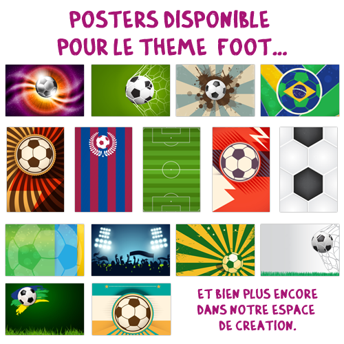 Poster multi-photos classic Foot